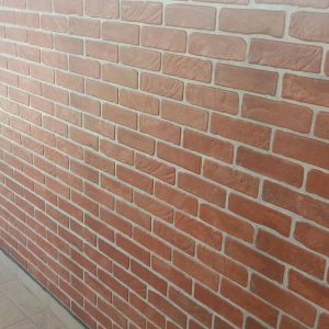 3D PVC panel τουβλακι 0296