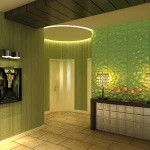 3d wall panel catherine 1-010