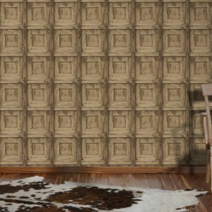 307501 DECOWORLD 2 ΒΙΝΥΛΙΚΗ ΤΑΠΕΤΣΑΡΙΑ ΤΟΙΧΟΥ ΑΝΑΓΛΥΦΗ ΟΨΗ ΞΥΛΟΥ