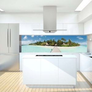 3D PVC panel κουζινας παραλια 4560