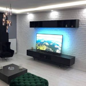 3D PVC panel τουβλακι 8490