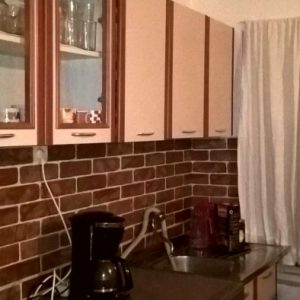 3D PVC panel τουβλακι 0296