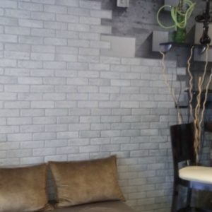 3D PVC panel τουβλακι 0319