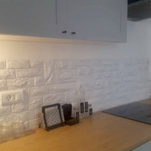 3D PVC panel τουβλακι 8490