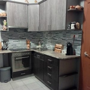 3D PVC panel γραφιτης 8612