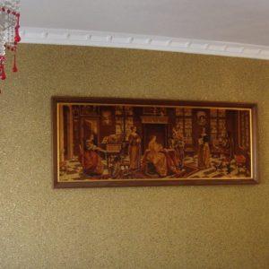 ταπετσαρια τοιχου χειροποιητη πετραδακια MICA140