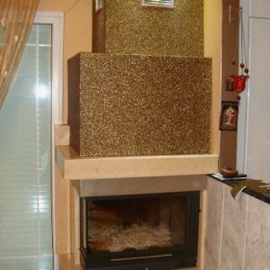 ταπετσαρια τοιχου χειροποιητη πετραδακια MICA210