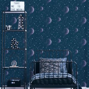 108019 ταπετσαρια τοιχου ουρανος φωσφοριζ