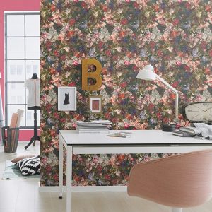 605662 ταπετσαρια τοιχου φλοραλ