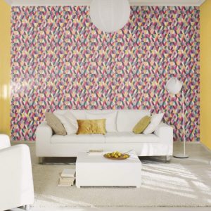 566751 ταπετσαρια τοιχου γεωμετρικο σχεδιο