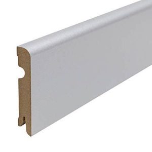 Σοβατεπι Λευκο λακα Σοβατεπι 8-10-12 -2,25 ΛΕΥΚΟ  MDF  το μετρο 8ευ