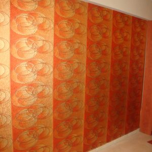 18660 ταπετσαρια τοιχου 3D κυκλοι