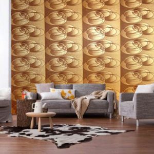 18662 ταπετσαρια τοιχου 3D κυκλοι