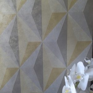 21621 3D γεωμετρικο σχεδιο ταπετσαρια τοιχου