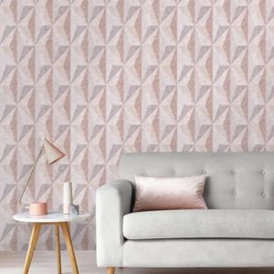 21661 3D γεωμετρικο σχεδιο ταπετσαρια τοιχου