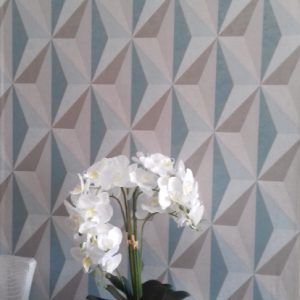 21672 3D ταπετσαρια τοιχου γεωμετρικο σχεδιο