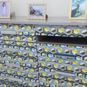 13770 αυτοκoλλητη ταπετσαρια 3D εξαγωνα