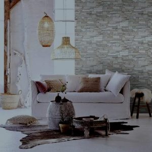 26822 ταπετσαρια τοιχου πετρα