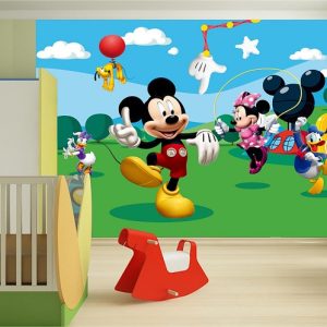 4-0253 παιδικη φωτοταπετσαρια Μικυ Μαους