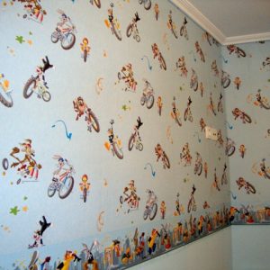 223415 ταπετσαρια τοιχου παιδικη tweety and sylvester