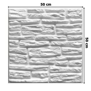 7-026 πανελ 3D πολυστερινης πετρα