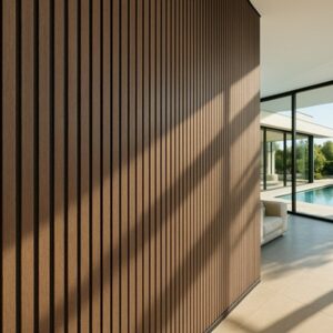 1-PS PANEL ΜΕ 3D ΠΗΧΑΚΙΑ 11 PIANO 12/122/2900mm GOLDEN OAK/D.BROWN