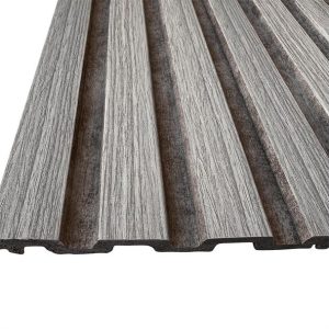 1-PS PANEL ΜΕ 3D ΠΗΧΑΚΙΑ 02 PIANO 21/122 mm GREY OAK/BLACK STEEL