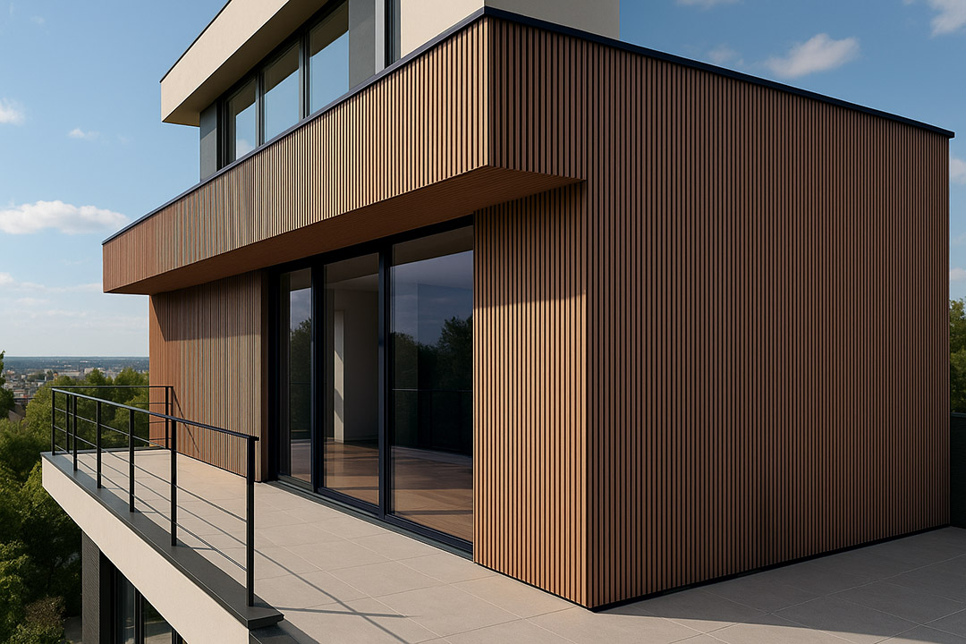 WPC PANEL 2ης ΓΕΝΙΑΣ ΜΕ 3D ΠΗΧΑΚΙΑ 25/147.5mm TEAK 5510