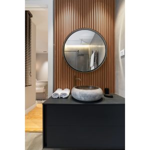 PS PANEL ΜΕ 3D ΠΗΧΑΚΙΑ 44 RESIDENCE 21/122 mm BROWN OAK