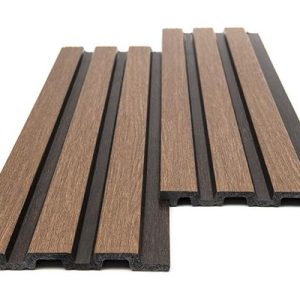 1-PS PANEL ΜΕ 3D ΠΗΧΑΚΙΑ 11 PIANO 12/122/2900mm GOLDEN OAK/D.BROWN