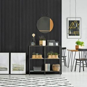 PS PANEL ΜΕ 3D ΠΗΧΑΚΙΑ 10 RESIDENCE 21/122 mm BLACK