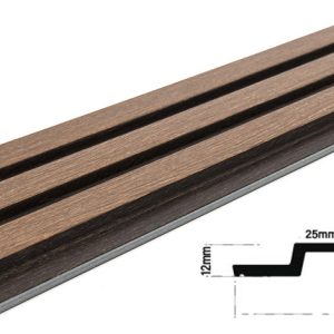 1-PS PANEL ΜΕ 3D ΠΗΧΑΚΙΑ 11 PIANO 12/122/2900mm GOLDEN OAK/D.BROWN