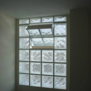 Μεταλλικό πλαίσιο-παράθυρο για 2 υαλότουβλα 19x19cm (Εξωτ.διάσταση 21,7×43,5cm) 20202191