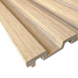 PS PANEL ΜΕ 3D ΠΗΧΑΚΙΑ 04 RESIDENCE 21/122 mm WHITE OAK