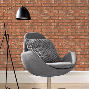 102278217 ταπετσαρια τοιχου τουβλακια