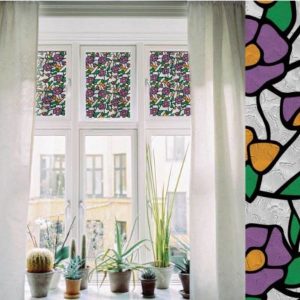 2205 αυτοκoλλητο ρολo βιτρω λουλουδια 55.00€ – 75.00€