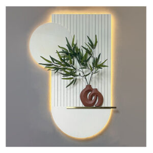 ΦΩΤΙΖΟΜΕΝΟ ΜΕ LED ΔΙΑΚΟΣΜΗΤΙΚΟ ΤΟΙΧΟΥ 3D ΜΕ ΒΑΖΟ & ΛΟΥΛΟΥΔΙ - 80x100cm 1/KIB Κωδικός: 16-30040 ΜΧ :24198 00