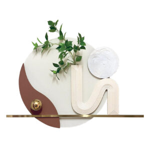 ΦΩΤΙΖΟΜΕΝΟ ΜΕ LED ΔΙΑΚΟΣΜΗΤΙΚΟ ΤΟΙΧΟΥ ΚΥΚΛΟΣ 3D ΜΕ ΒΑΖΟ & ΛΟΥΛΟΥΔΙ - 80x80cm 1/KIB Κωδικός: 16-30042 ΜΧ :24192 00