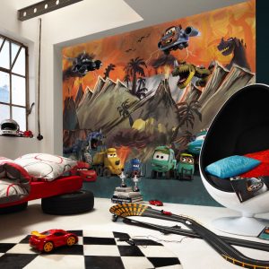 Ψηφιακά εκτυπωμένη φωτοτοιχογραφία, 300 x 250 εκ. Ψηφιακά εκτυπωμένη φωτοτοιχογραφία "Cars Carosaurus" IADX6-110