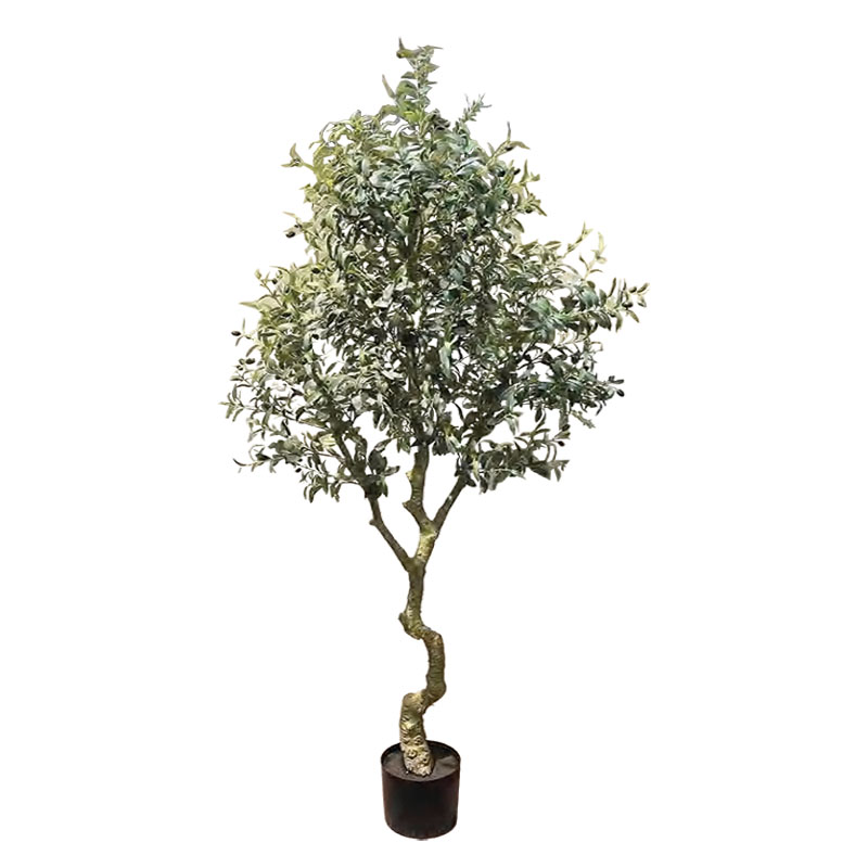 ΤΕΧΝΗΤΟ ΔΕΝΤΡΟ ΕΛΙΑ ΠΡΑΣΙΝΟ ΜΕ ΚΑΡΠΟΥΣ ΣΕ ΚΑΣΠΩ - Υ200CM 2/ΚΙΒ Κωδικός: 04-10166 ΜΧ :24110 0