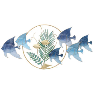 ΜΕΤΑΛΛΙΚΟ ΔΙΑΚΟΣΜΗΤΙΚΟ ΤΟΙΧΟΥ ΣΤΡΟΓΓΥΛΟ ΒΥΘΟΣ - 118.7x58.4x7cm 4/ΚΙΒ Κωδικός: 15-94949 ΜΧ :2440 30