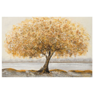 ΠΙΝΑΚΑΣ ΚΑΜΒΑΣ ΜΕ ΜΕ ΕΝΑ ΜΕΓΑΛΟ ΧΡΥΣΟ ΔΕΝΤΡΟ - 60x90cm 10/KIB Κωδικός: 16-30178 ΜΧ :2420 40