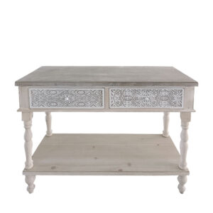 ΞΥΛΙΝΗ ΔΙΑΚΟΣΜΗΤΙΚΗ ΚΟΝΣΟΛΑ ΠΑΛΑΙΩΜΕΝΟ - 100x40x77cm 1/ΚΙΒ Κωδικός: 19-19916 ΜΧ :2491 00