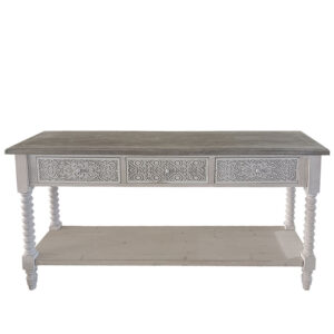 ΞΥΛΙΝΗ ΔΙΑΚΟΣΜΗΤΙΚΗ ΚΟΝΣΟΛΑ ΜΕ ΣΥΡΤΑΡΙΑ ΠΑΛΑΙΩΜΕΝΟ - 160x40x78cm 1/ΚΙΒ Κωδικός: 19-19919 ΜΧ :24142 50