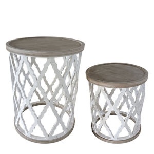 ΞΥΛΙΝΑ ΤΡΑΠΕΖΑΚΙΑ ΣΕΤ/2 ΣΤΡΟΓΓΥΛΑ - L:59x78 S:46.5x57.5cm 1/ΚΙΒ Κωδικός: 19-19925 ΜΧ :24114 50