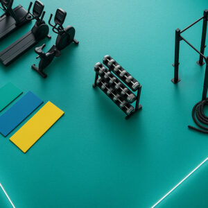 ΑΘΛΗΤΙΚΟ ΔΑΠΕΔΟ 084 BRAVO 6.5mm GREEN 2M