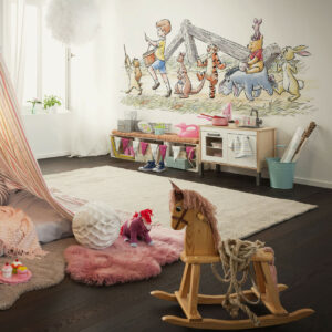 Ψηφιακά εκτυπωμένη φωτοτοιχογραφία, 250 x 100 εκ. Ψηφιακά εκτυπωμένη φωτοτοιχογραφία "Disney Winnie the Pooh Walk Along Another Path"  DX2-172