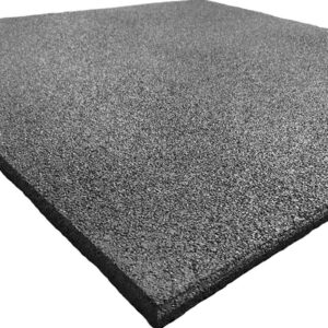 Δάπεδο Μαύρο από Ανακυκλωμένο Ελαστικό SBR (κοκκομετρία 0,5mm-2.5mm) 100x100 και πάχος 1cm, 1.5cm, 2cm, 3cm