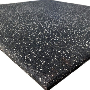 Δάπεδο Μαύρο από Ανακυκλωμένο Ελαστικό SBR και κόκκους EPDM (κοκκομετρία 0,5mm-2.5mm) 100x100 και πάχος 1cm, 1.5cm, 2cm, 3cm