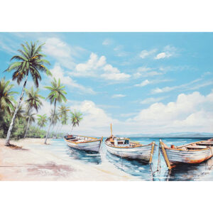 ΠΙΝΑΚΑΣ ΚΑΜΒΑΣ ΠΑΡΑΛΙΑ ΜΕ ΦΟΙΝΙΚΕΣ ΚΑΙ ΚΑΡΑΒΙΑ - 70x100cm 8/KIB Κωδικός: 16-30162 ΜΧ :2421 70 ΠΡΟΤΕΙΝΟΜΕΝΗ